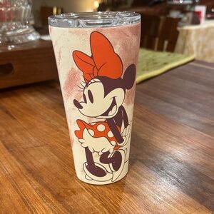 NWOT DISNEY Minnie Mouse Tumbler - CORKCICLE Red and Cream